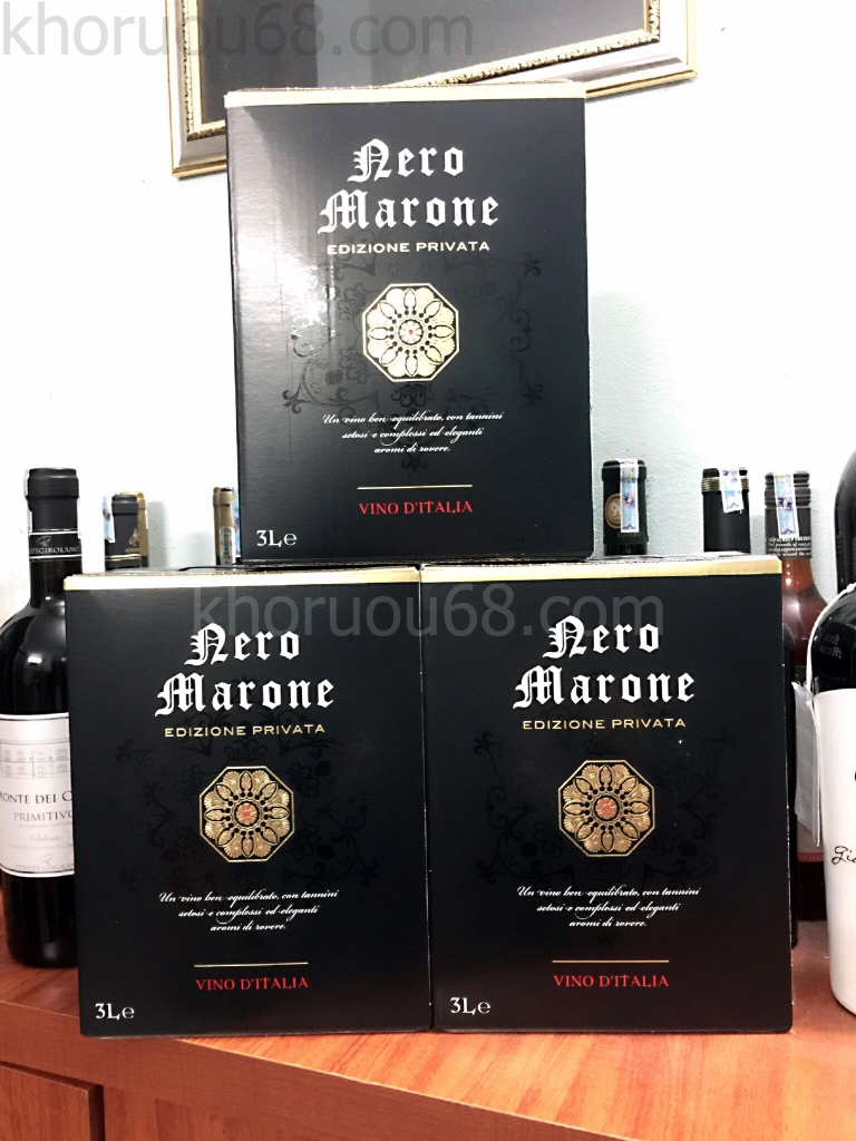 Rượu Vang Bịch Ý - NERO MARONE 3L