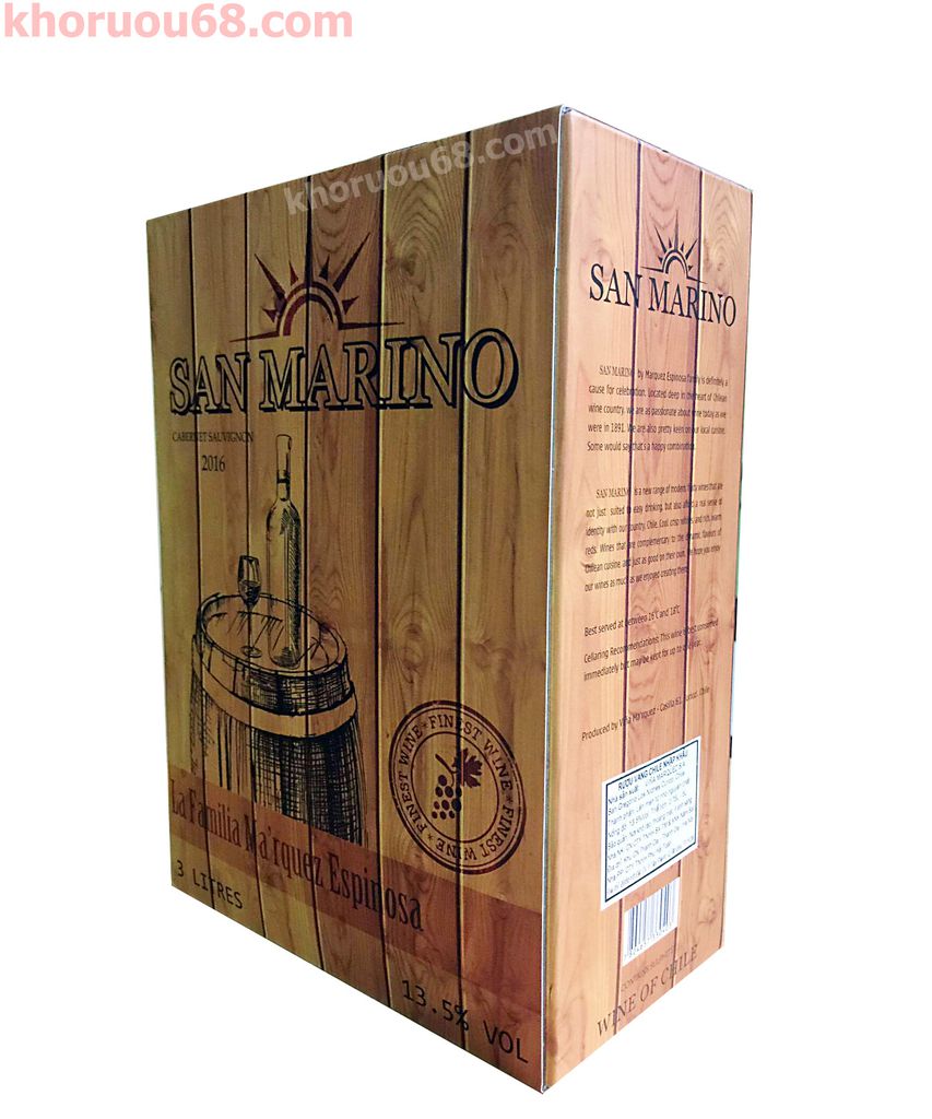 Vang Bịch SAN MARINO - CHILE 3L
