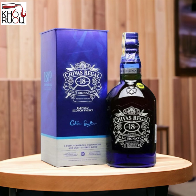 Rượu Chivas 18 Blue Signature