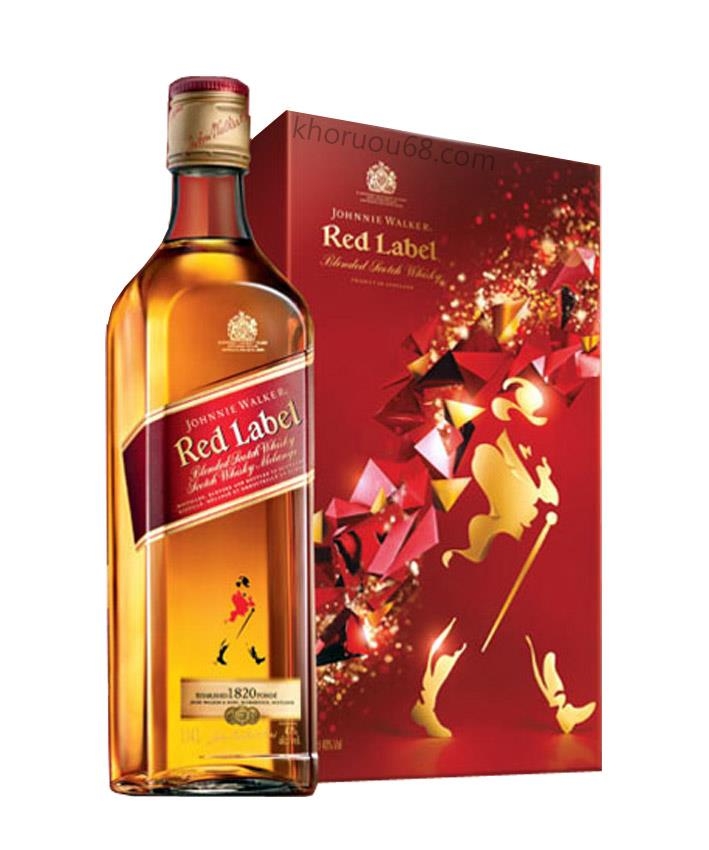 Rượu Johnnie Walker Red Label Hộp quà tết