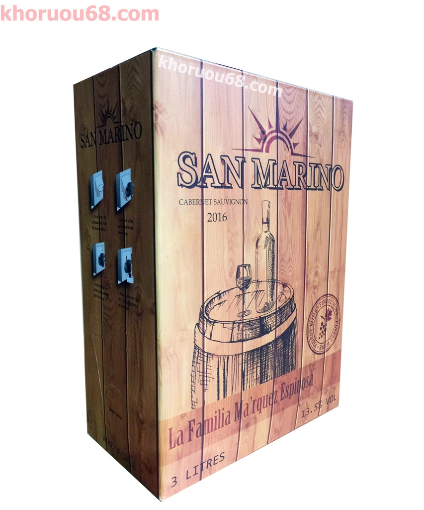 Rượu Vang Bịch SAN MARINO - CHILE 3L