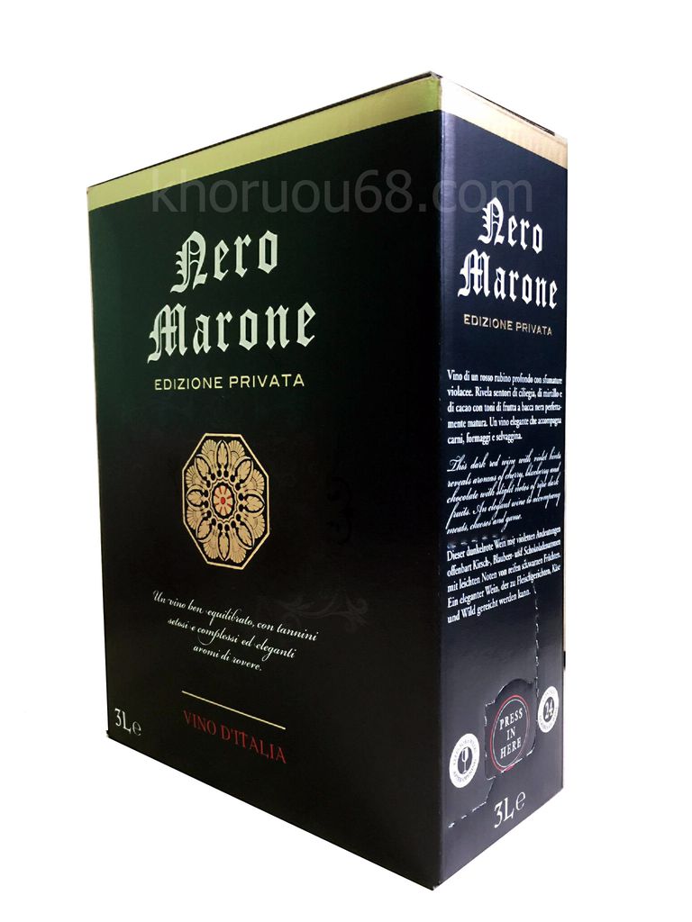 Rượu Vang Bịch Ý - NERO MARONE 3L