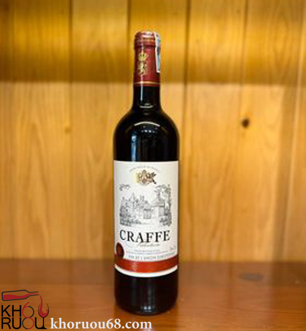 Rượu Vang Pháp CRAFFE 12% vol
