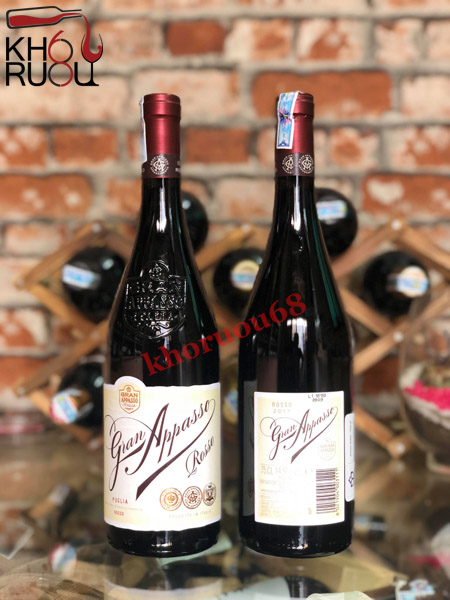 Rượu Vang Ý Gran Appasso Rosso 14,5 Độ Rượu Vang Ý Gran Appasso Rosso 14,5 Độ