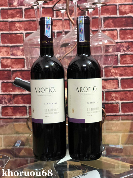 Rượu Vang ChiLe - AROMO Caramenere chính hãng