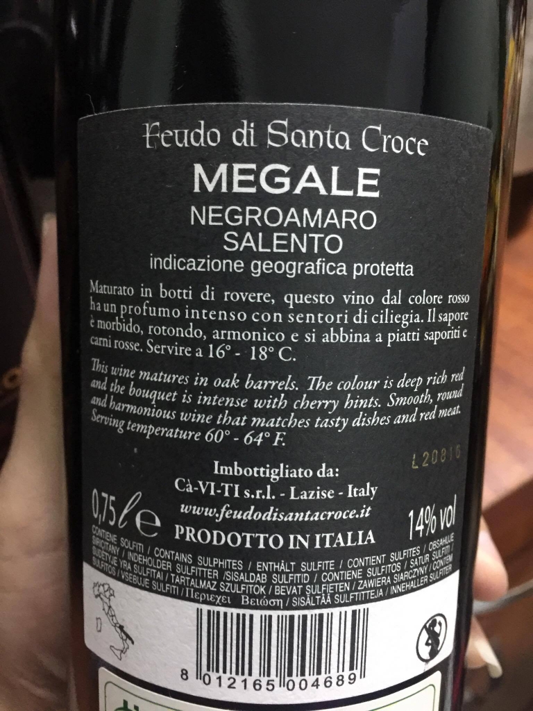 b2faf85a-5a1c-4421-8d5e-92b29bf0210f MEGALE 2015 ( Vang Ý - 14% Vol )