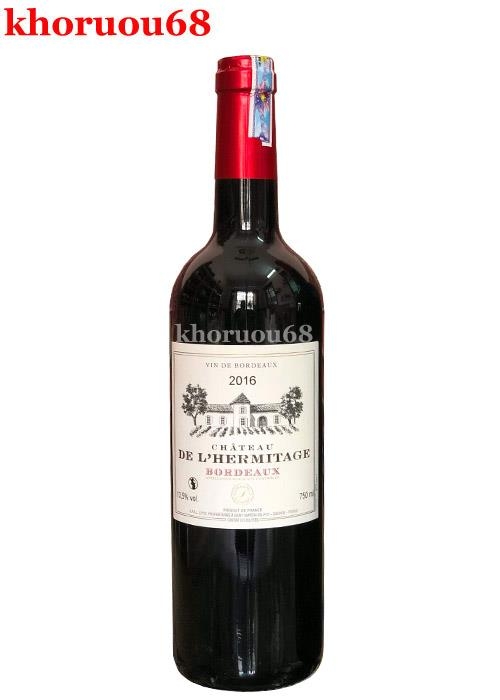 Rượu Vang Pháp - Chateau De L' Hermitage Bordeaux