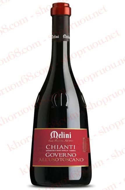 RƯỢU VANG Ý ĐỎ CHIANTI GOVERNO D.O.C.G NHẬP KHẨU