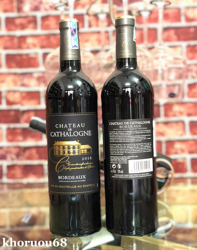 Rượu Vang Pháp - Bordeaux Chateau De Cathalogne Rượu Vang Pháp - Bordeaux Chateau De Cathalogne