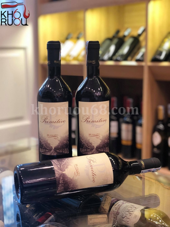 bramato-primitivo Rượu Vang Ý P Primitivo BRAMATO 18 độ