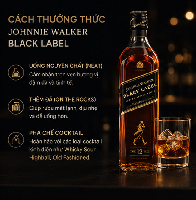 Cách Thưởng Thức Rượu Johnnie Walker Black Label