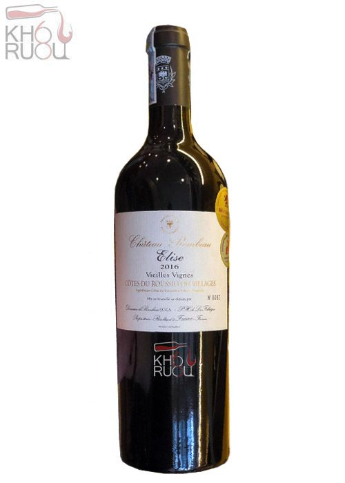 Rượu Vang Pháp Chateau Rombeau Elise 16 độ chateau rombeau 1