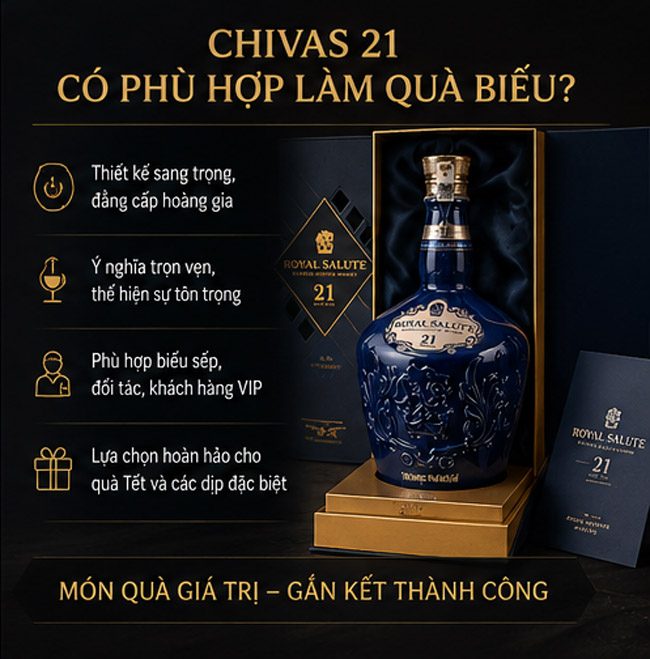 Chivas 21 Làm Quà Biếu