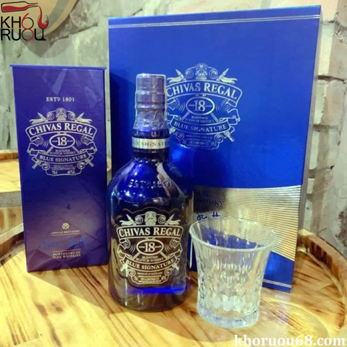 Rượu Chivas 18 Chính Hãng nhập khẩu chivas blue hop qua