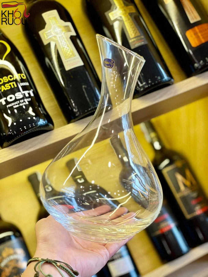 Decanter Pha Le Diagonal Crystal Bohemia