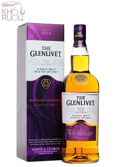 Rượu Glenlivet 1824 Tím