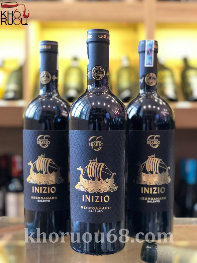 Rượu Vang Ý đỏ Inizio Negroamaro nhập khẩu