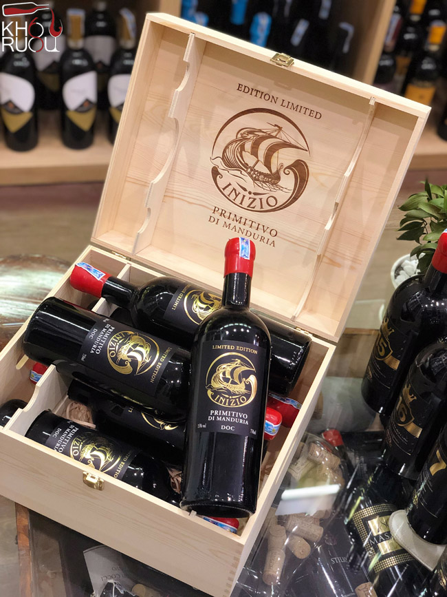 Rượu vang Ý Inizio Primitivo di Manduria