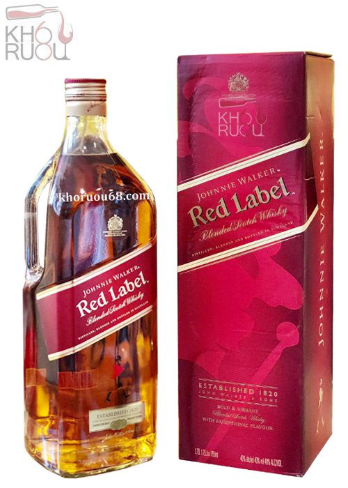 JOHNNIE WALKER RED LABEL 1.75L