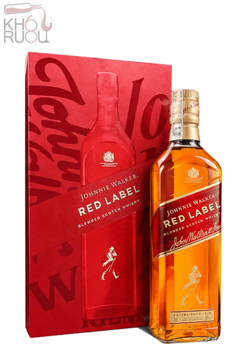 Rượu Johnnie Walker Red Label 750ml Hộp Quà Tết 2026