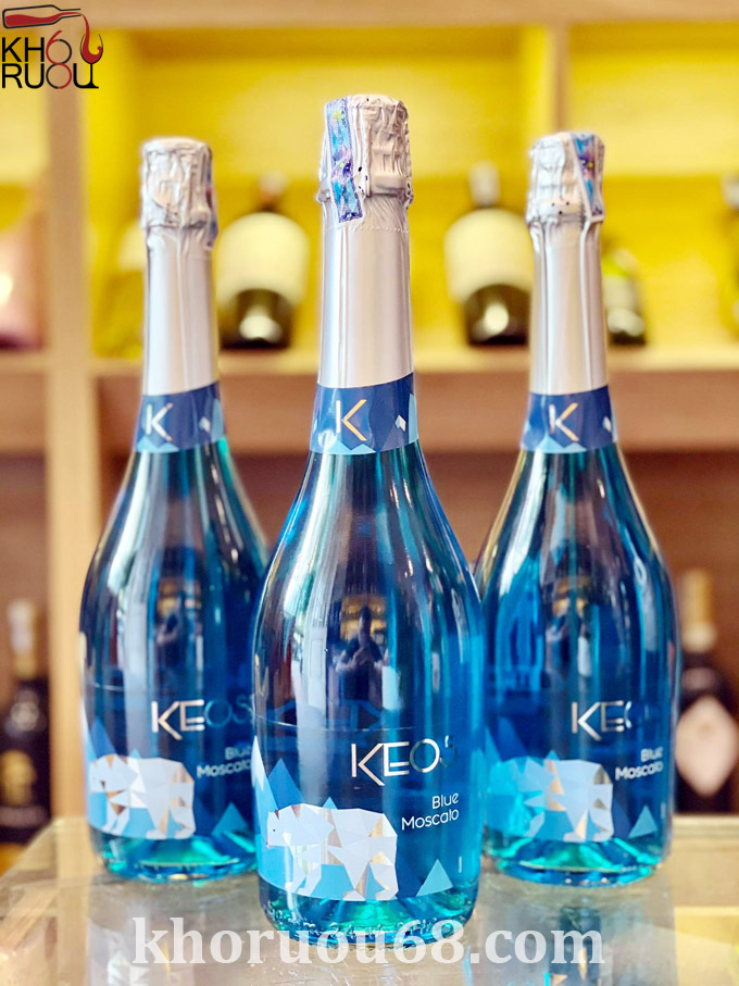 Rượu Vang Tây Ban Nha Keos Blue Sparkling Moscato Rượu Vang Tây Ban Nha Keos Blue Sparkling Moscato