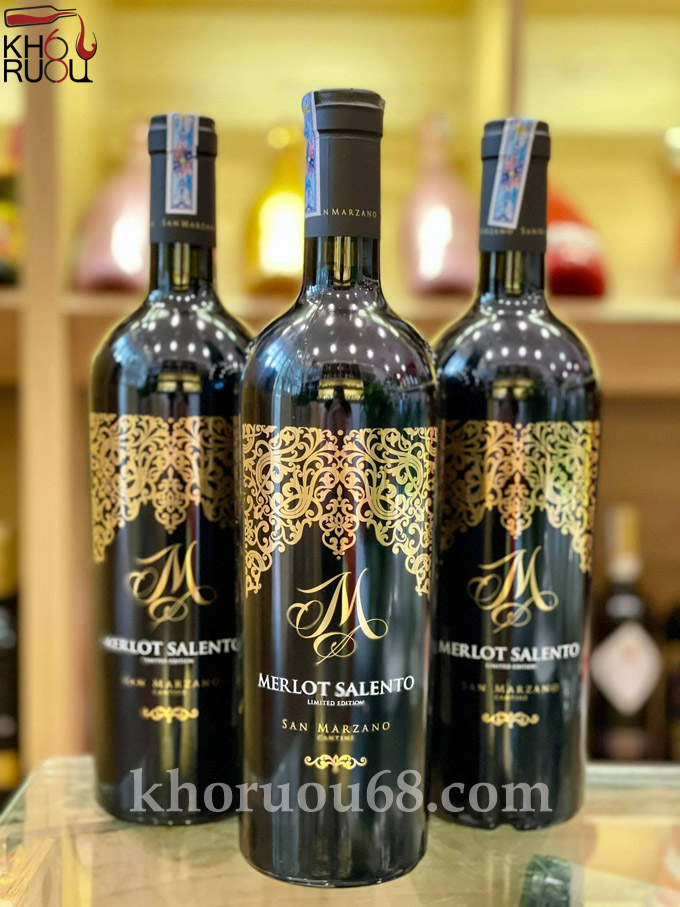 Rượu Vang M Merlot Salento Limited Edition nhập khẩu