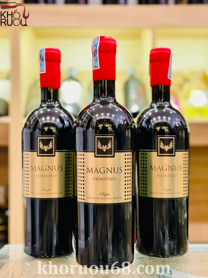 Rượu vang Ý đỏ Magnus Limited Edition Primitivo chính hãng