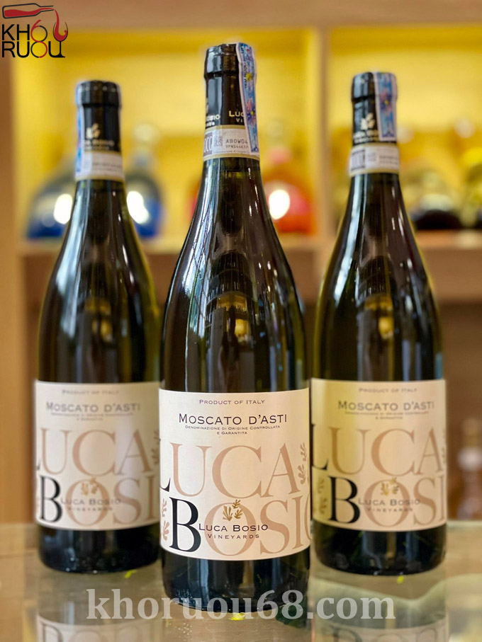 Rượu Vang Ngọt Moscato D’asti Luca Bosio