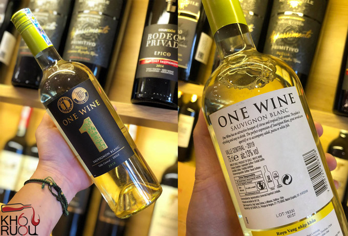 Rượu Vang Chile One Wine Sauvignon Blanc chính hãng Rượu Vang Chile One Wine Sauvignon Blanc