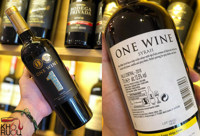 Rượu Vang Chile One Wine Syrah