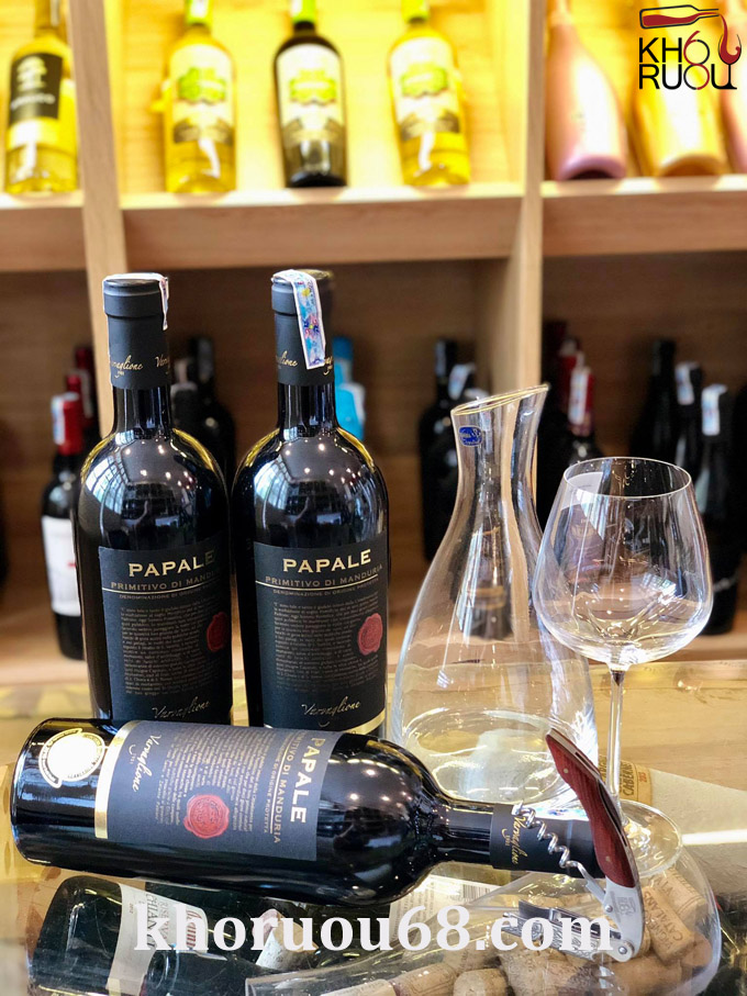 Rượu Vang Papale Primitivo di Manduria