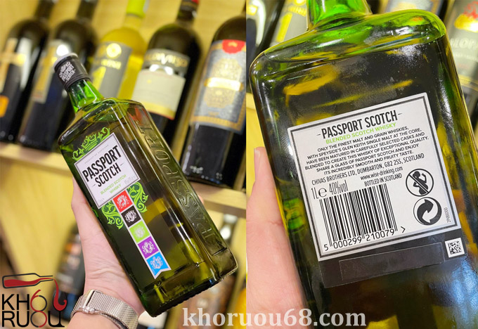 Rượu Whisky Passport Scotch 1 Lít passport scotch 1l 1