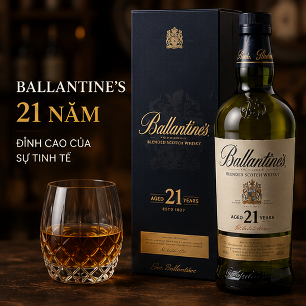 Rượu Ballantines 21 Năm