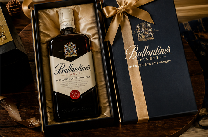 Rượu Ballantine's Fines Làm Quà Biếu