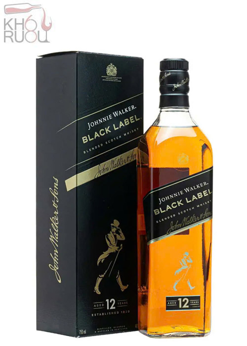 Rượu Johnnie Walker Black Label 12 Năm
