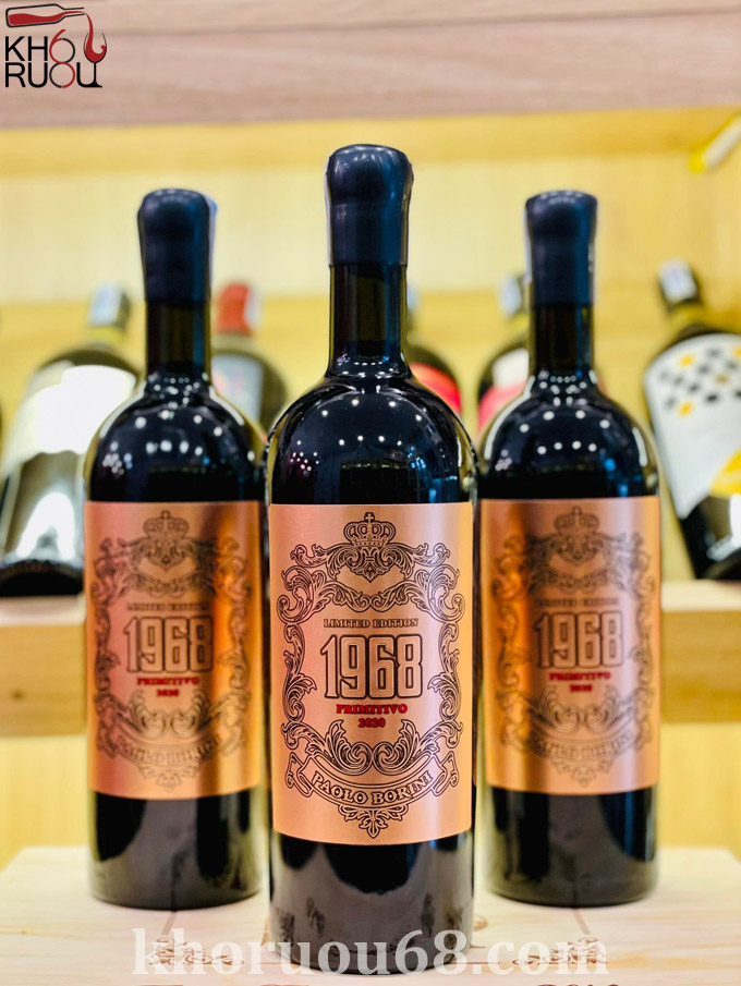 Rượu Vang Ý 1968 Paolo Borini Limited Edition