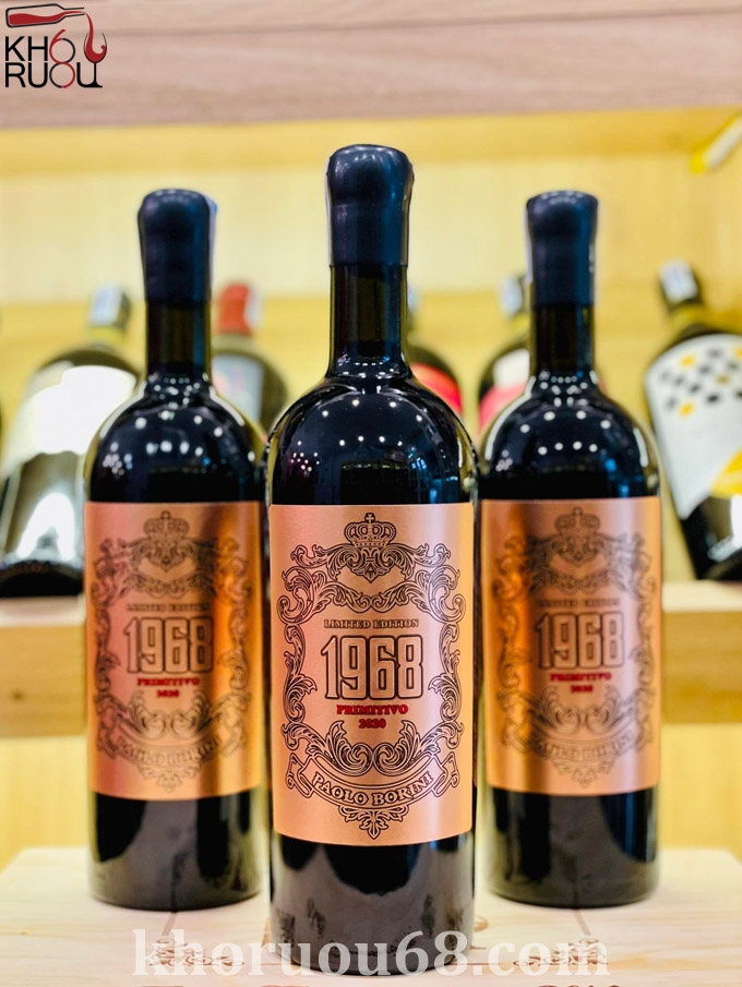 Rượu Vang Ý 1968 Paolo Borini Limited Edition