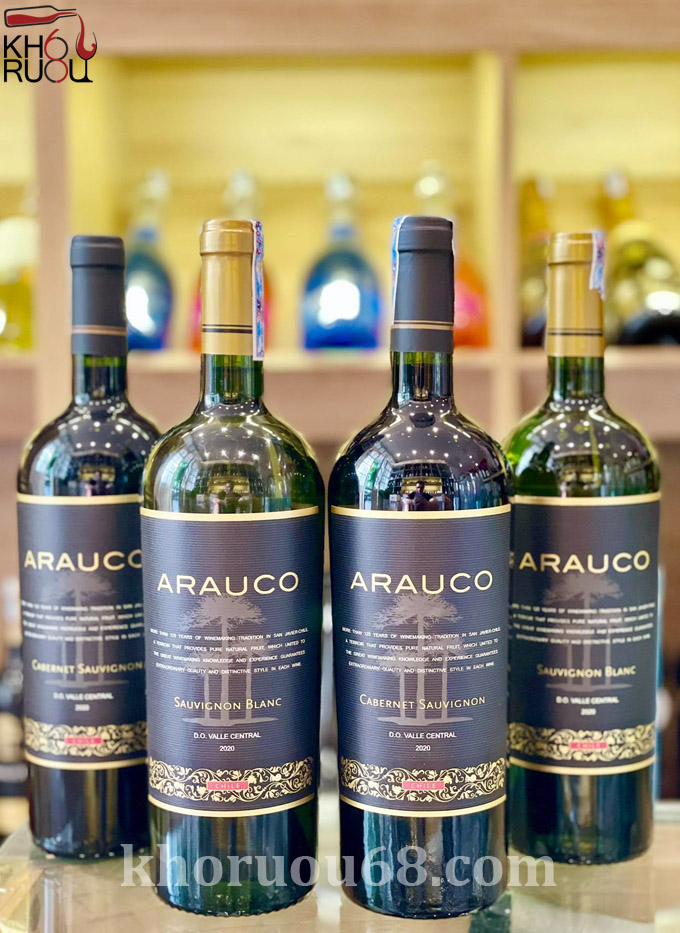 Rượu Vang Chile Arauco Đỏ - Trắng