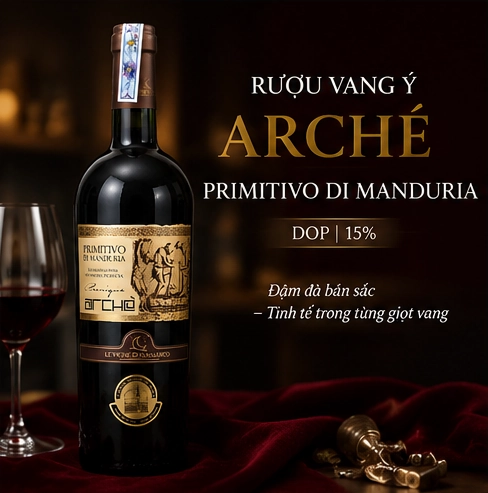 Rượu Vang Ý Arche Primitivo Di Manduria