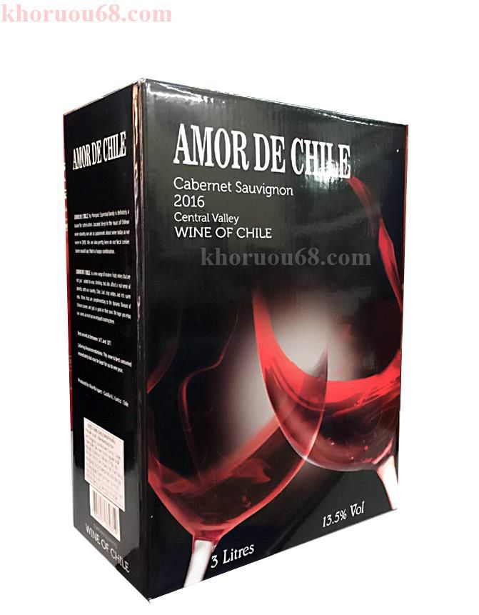 RƯỢU VANG CHILE AMOR DE CHILE - 3L CAO CẤP RƯỢU VANG CHILE AMOR DE CHILE - 3L CAO CẤP