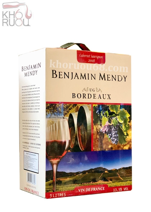 Rượu Vang Pháp Bịch Benjamin Mendy