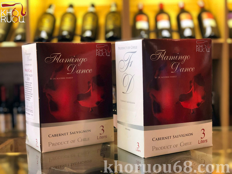 Rượu vang Bịch Flamingo Dance 3L