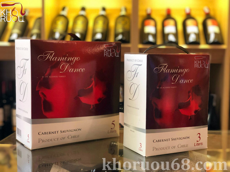 Rượu vang Bịch ChiLe Flamingo Dance 3L - 5L