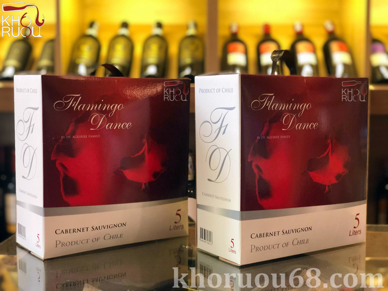 Rượu vang Bịch ChiLe Flamingo Dance 5L