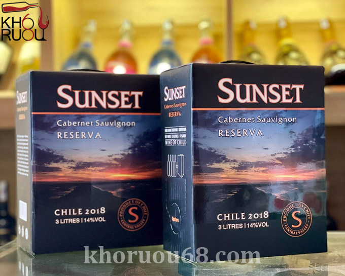 ruou vang bich chile sunset 1