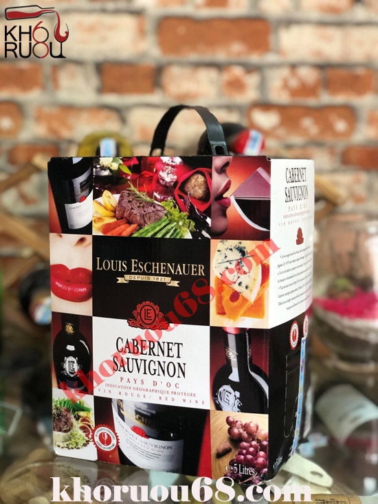 Rượu Vang Bịch Louis Eschenauer 5 Lít