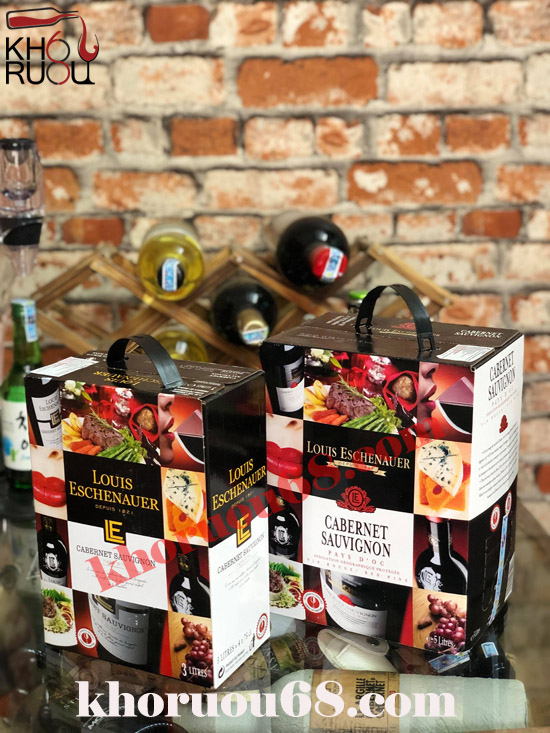 Rượu vang Bịch Louis Eschenauer Cabernet Sauvignon 3L Rượu vang Bịch Louis Eschenauer Cabernet Sauvignon 3L