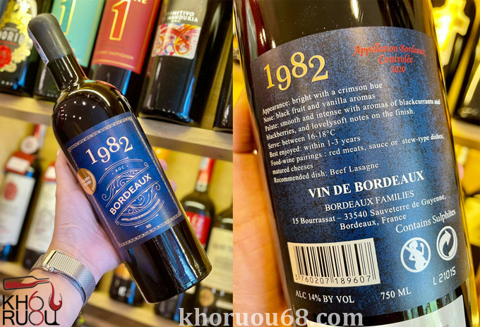 ruou vang bordeaux 1982 aoc 1