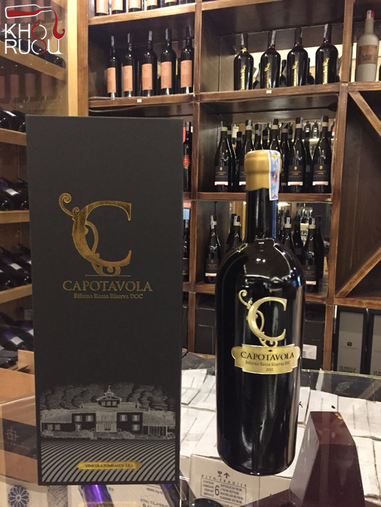 Rượu Vang Ý đỏ C CAPOTAVOLA BIFERNO ROSSO RISERVA giá tốt nhất trên thị trường