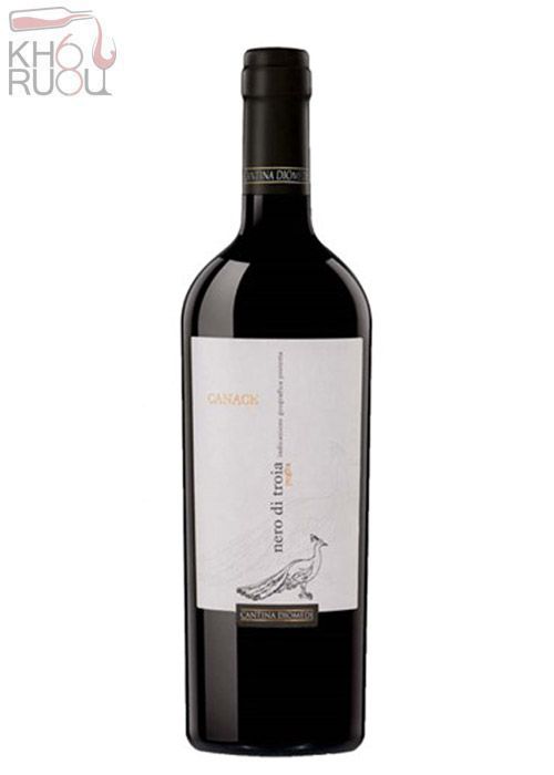 Rượu Vang ý đỏ Canace Nero di Troia nhập khẩu